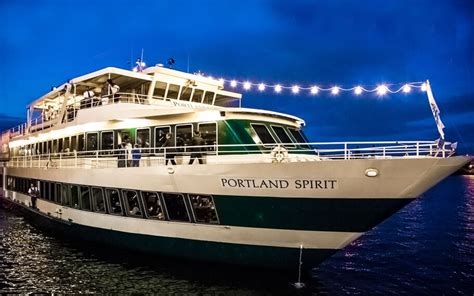 Portland spirit portland - The Portland Spirit is a 150-foot yacht with three public decks, two of which are enclosed and climate controlled. It has a seating capacity of up to 340 guests on the two interior decks for plated meals and …